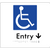 Accessible Entry with Small Arrow