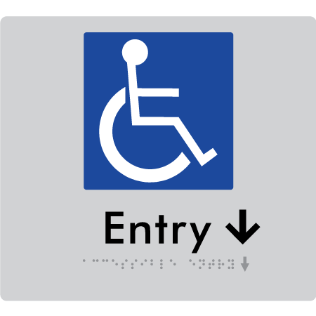 Accessible Entry with Small Arrow