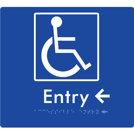 Accessible Entry with Small Arrow