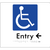 Accessible Entry with Small Arrow