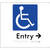 Accessible Entry with Small Arrow
