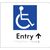 Accessible Entry with Small Arrow