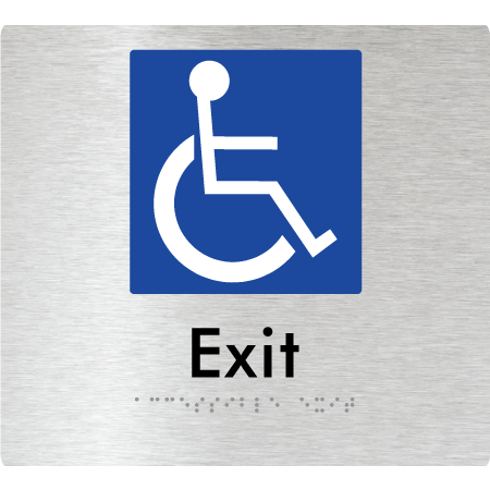Accessible Exit - Braille Tactile Signs Aust.