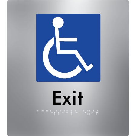 Accessible Exit - Braille Tactile Signs Aust.