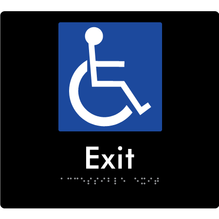 Accessible Exit - Braille Tactile Signs Aust.