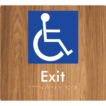 Accessible Exit - Braille Tactile Signs Aust.