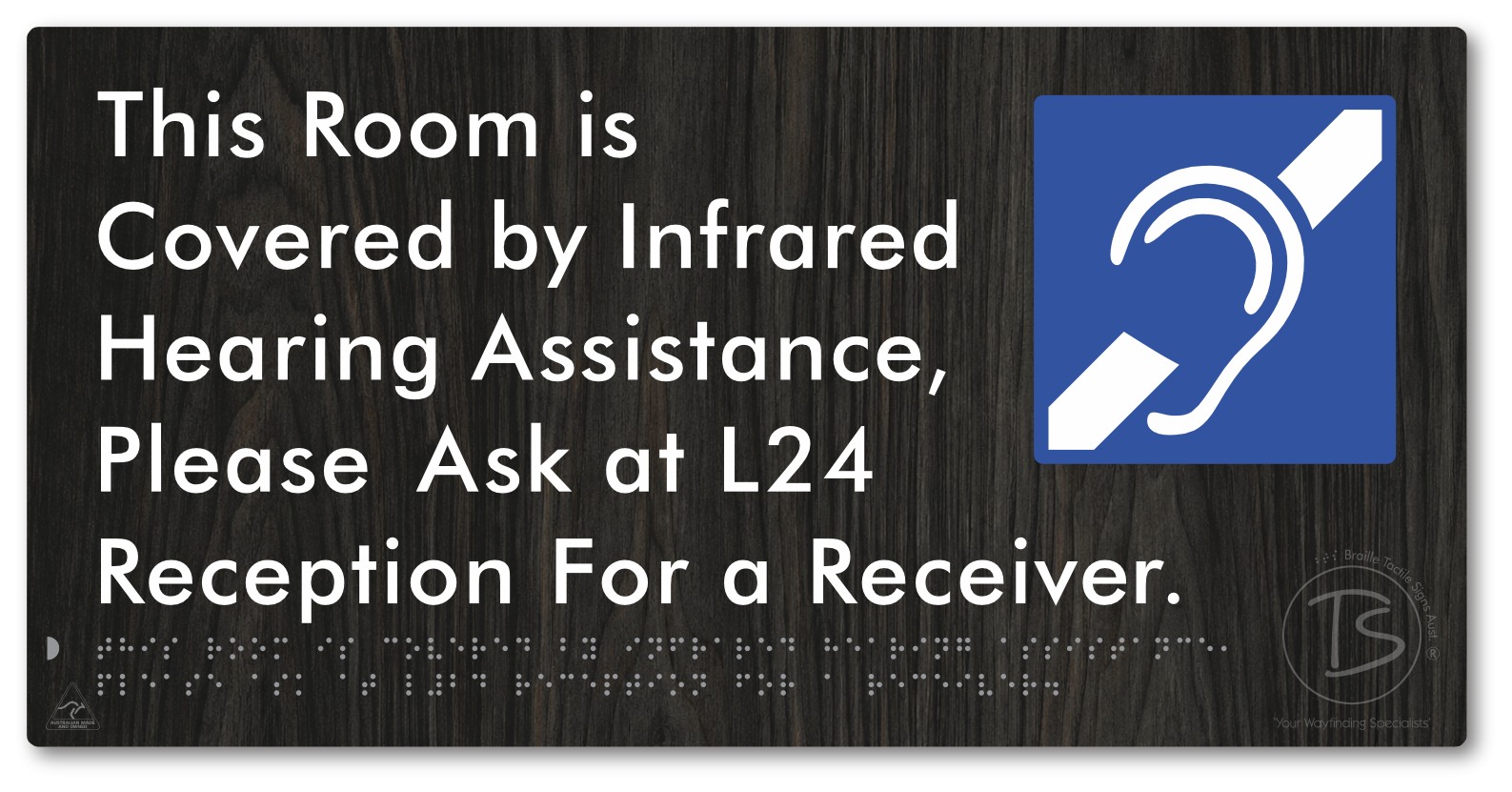 This Room is Covered by Infrared Hearing Assistance, Please Ask at L24 Reception For a Receiver