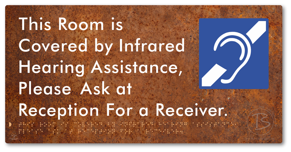 This Room is Covered by Infrared Hearing Assistance, Please Ask at Reception For a Receiver