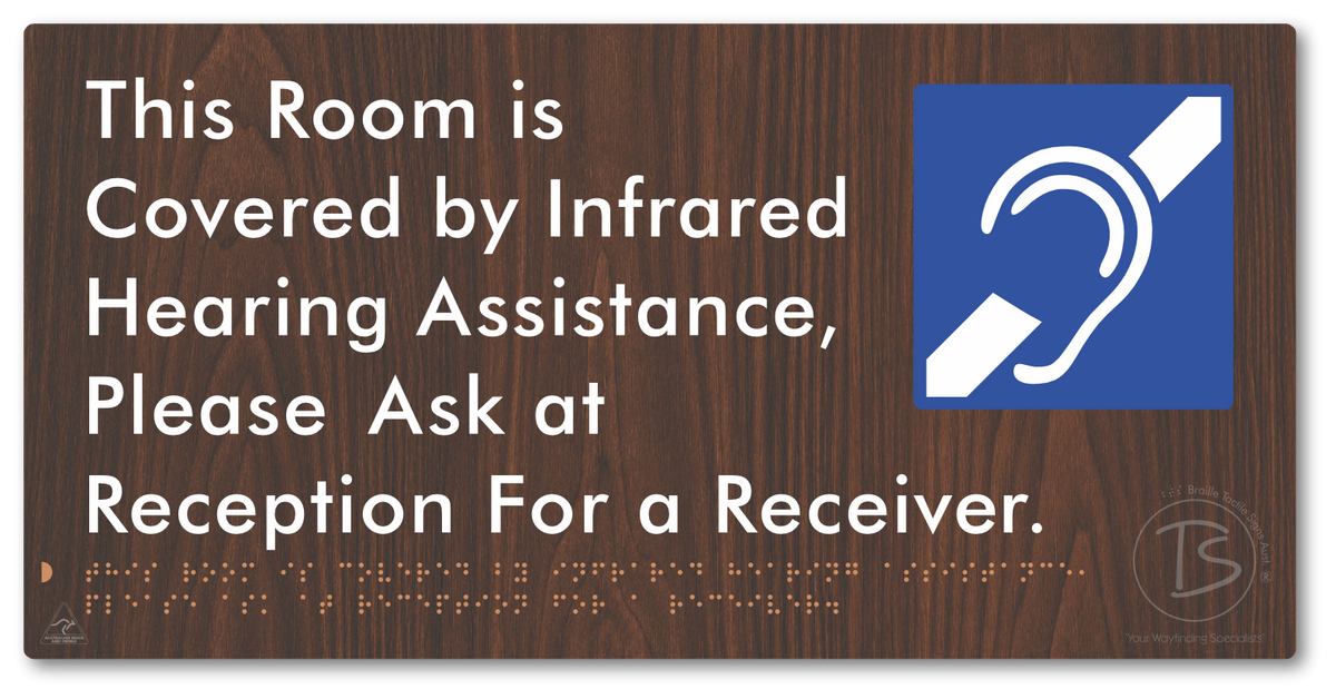 This Room is Covered by Infrared Hearing Assistance, Please Ask at Reception For a Receiver