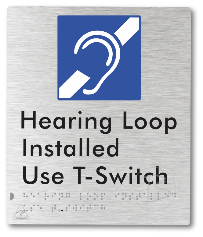 Hearing Loop Installed Use T-Switch