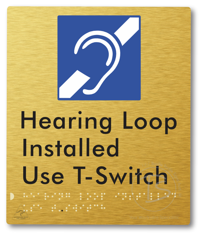 Hearing Loop Installed Use T-Switch