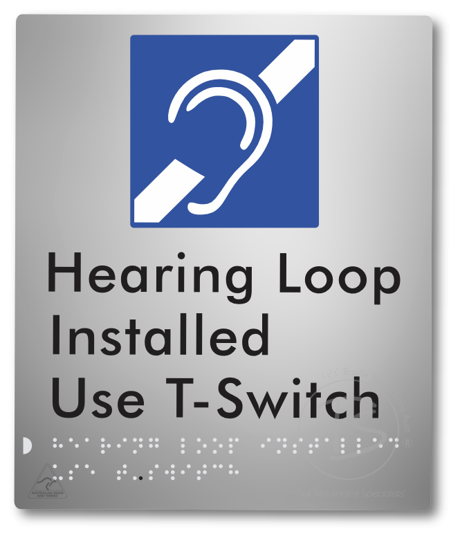 Hearing Loop Installed Use T-Switch