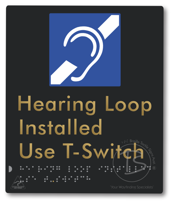Hearing Loop Installed Use T-Switch