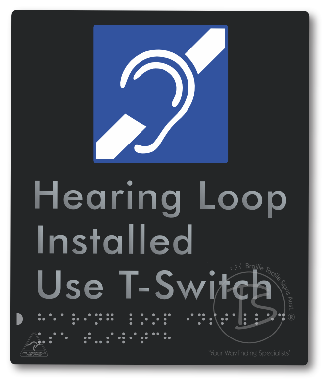 Hearing Loop Installed Use T-Switch