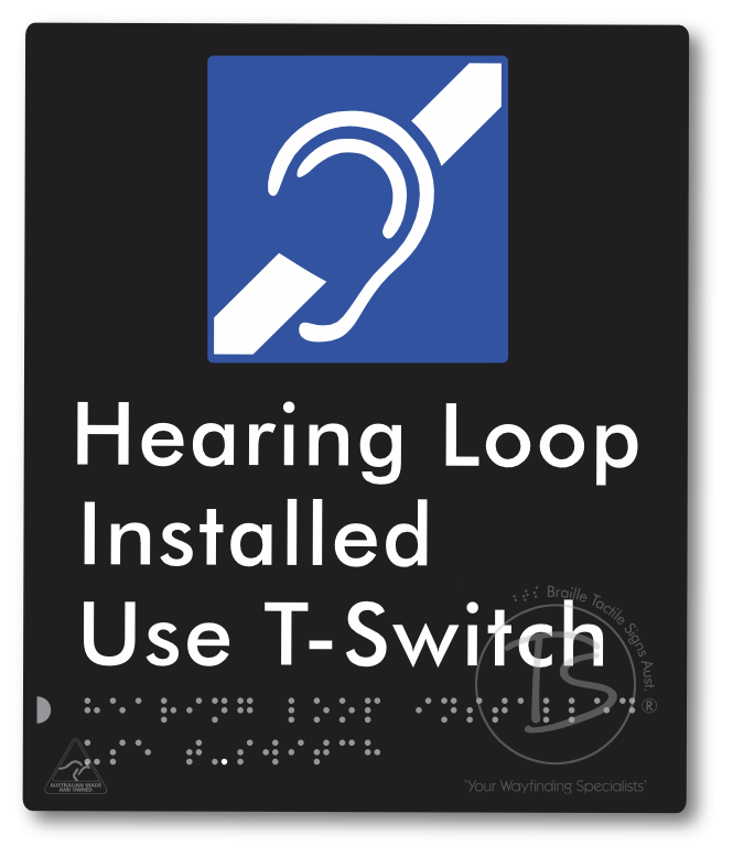 Hearing Loop Installed Use T-Switch