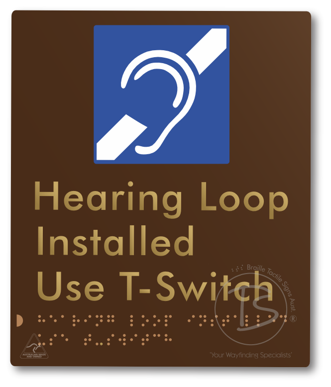 Hearing Loop Installed Use T-Switch