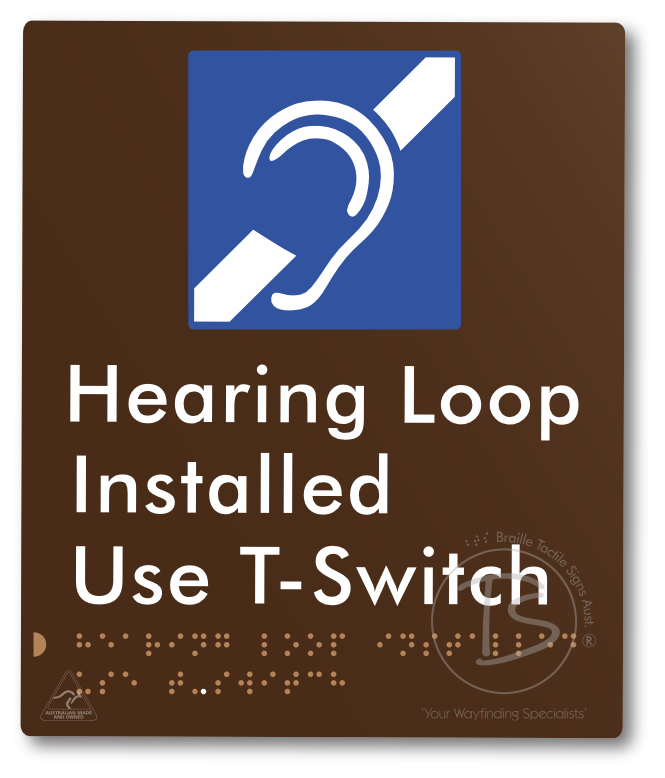 Hearing Loop Installed Use T-Switch