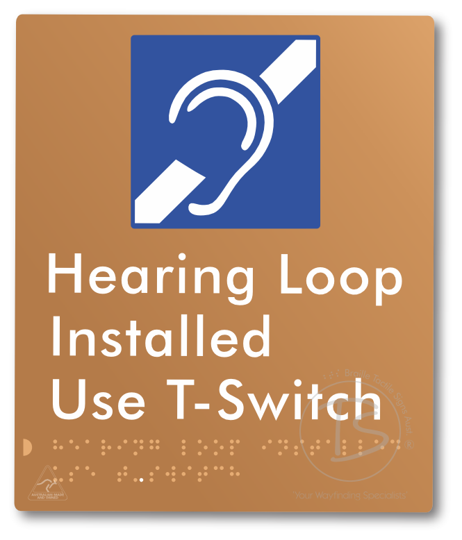 Hearing Loop Installed Use T-Switch