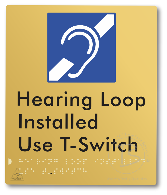 Hearing Loop Installed Use T-Switch