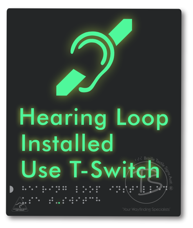 Hearing Loop Installed Use T-Switch