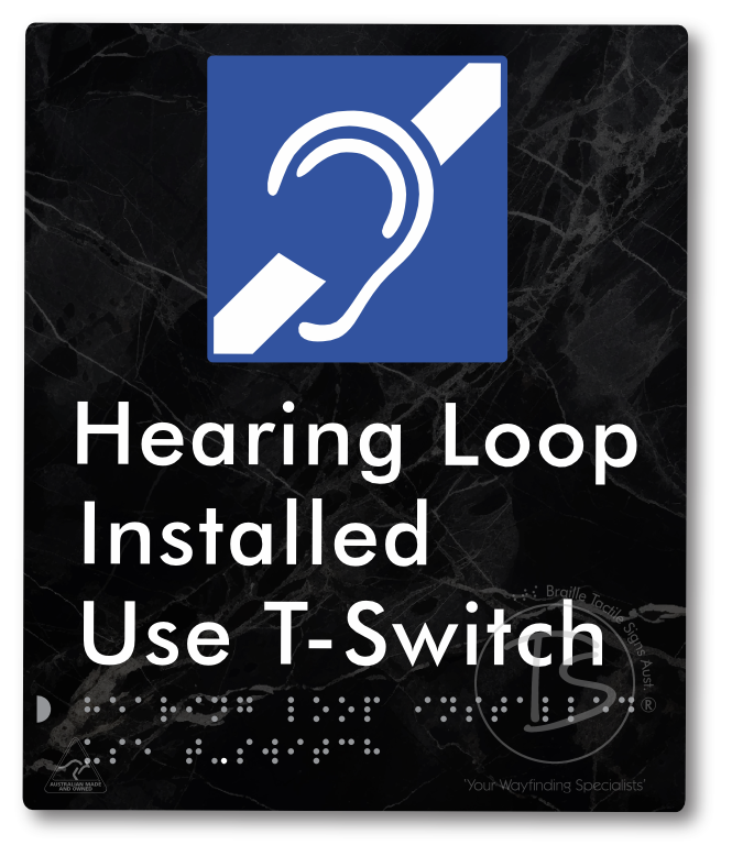 Hearing Loop Installed Use T-Switch