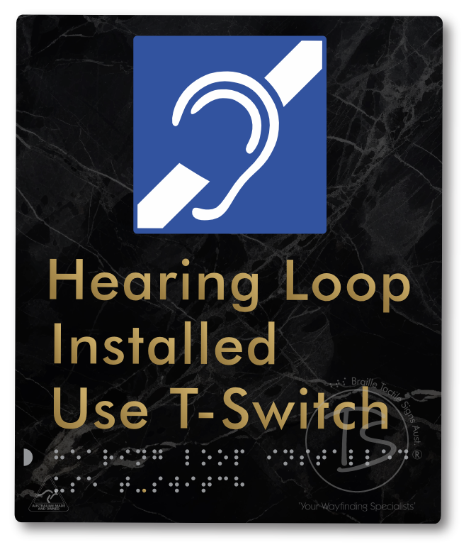 Hearing Loop Installed Use T-Switch