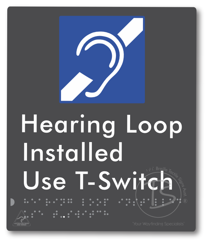 Hearing Loop Installed Use T-Switch