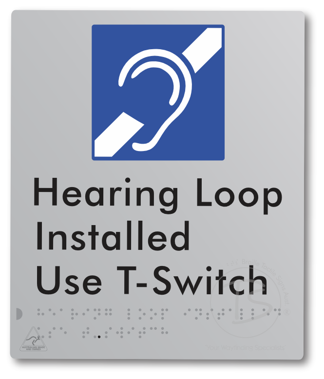 Hearing Loop Installed Use T-Switch