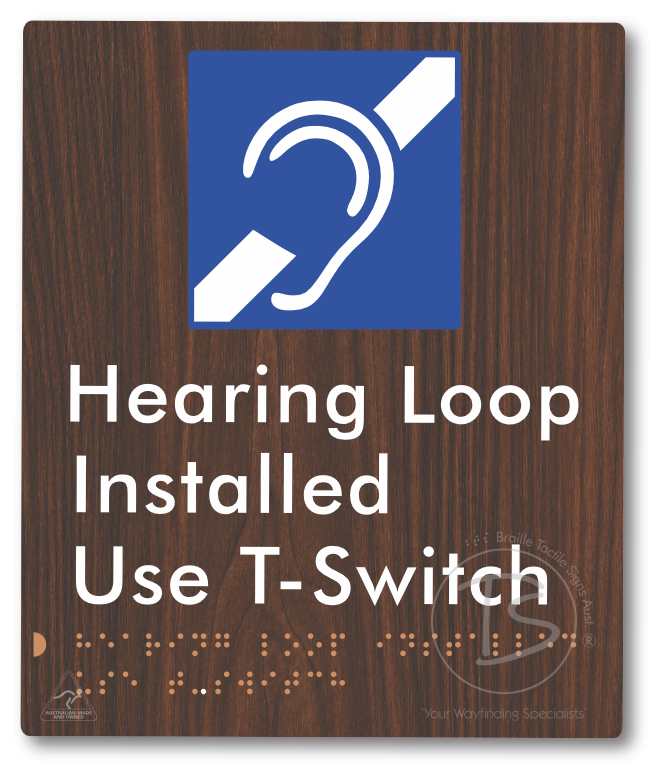 Hearing Loop Installed Use T-Switch
