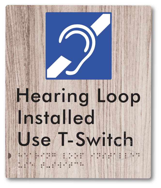 Hearing Loop Installed Use T-Switch