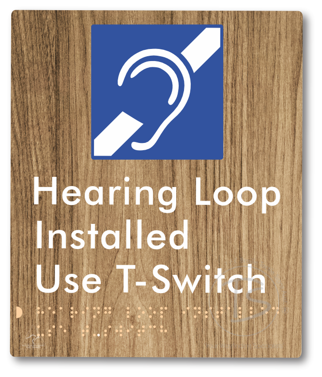 Hearing Loop Installed Use T-Switch