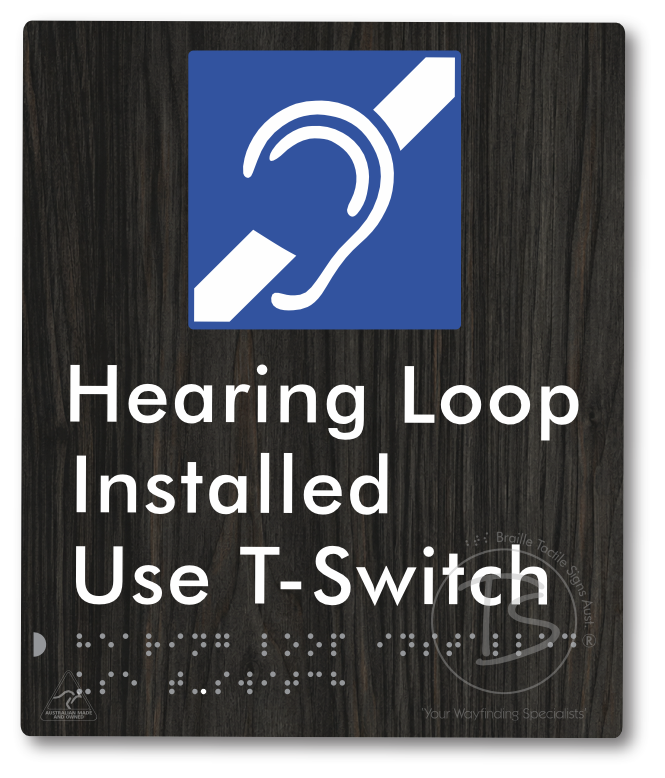 Hearing Loop Installed Use T-Switch