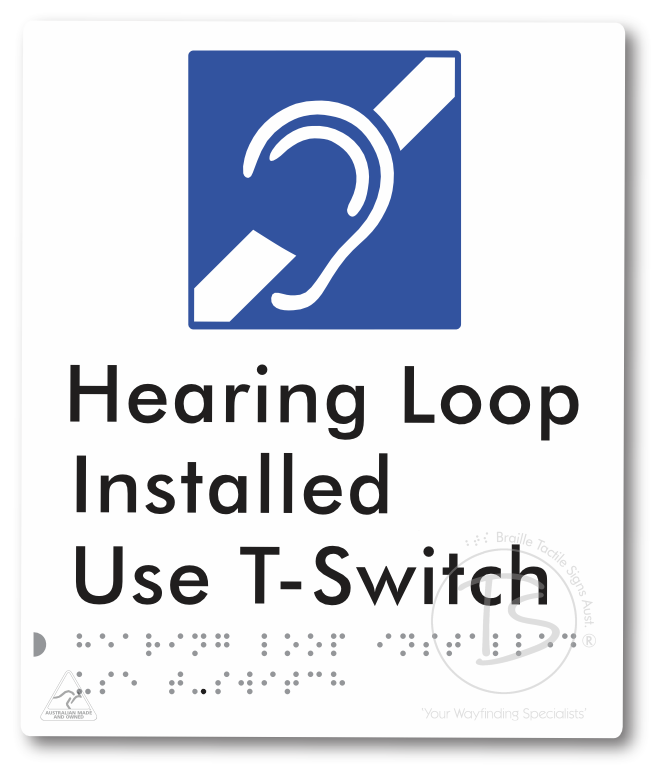 Hearing Loop Installed Use T-Switch