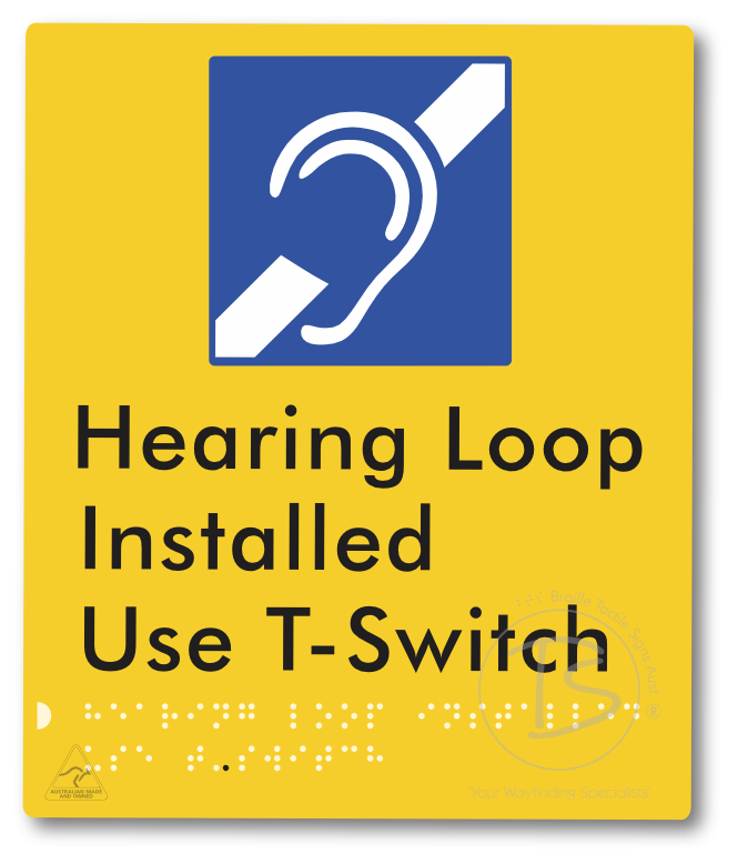Hearing Loop Installed Use T-Switch