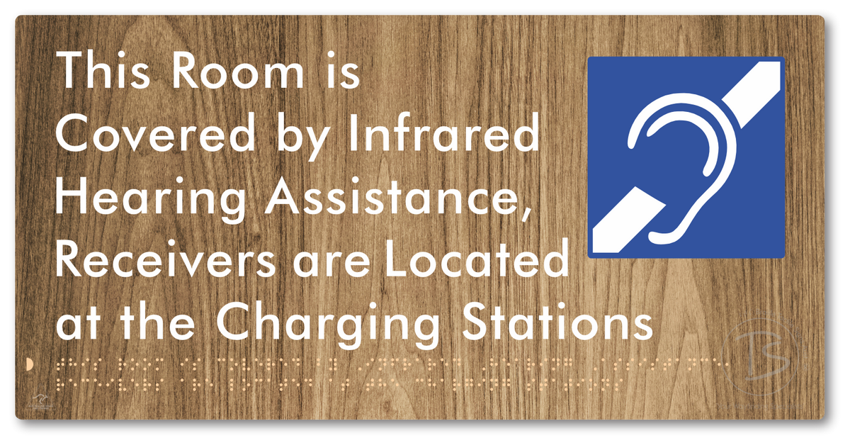 This Room is Covered by Infrared Hearing Assistance, Receivers are Located at the Charging Stations