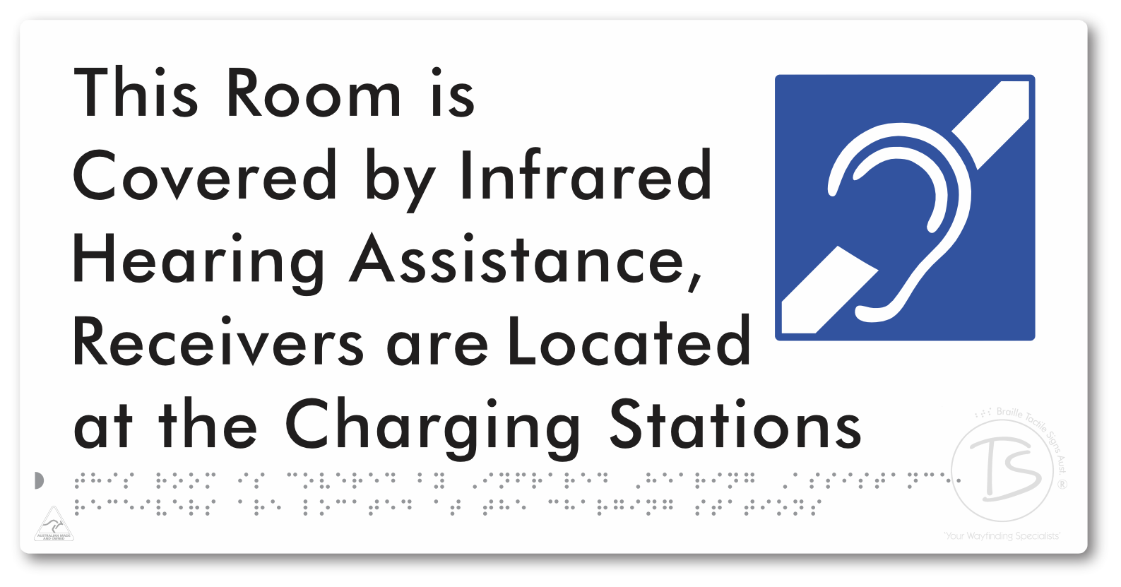 This Room is Covered by Infrared Hearing Assistance, Receivers are Located at the Charging Stations