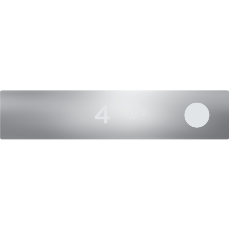 Hand Rail Button - 4 (Right Hand Use) - Braille Tactile Signs Aust.
