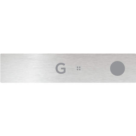 Hand Rail Button - G (Right Hand Use) - Braille Tactile Signs Aust.