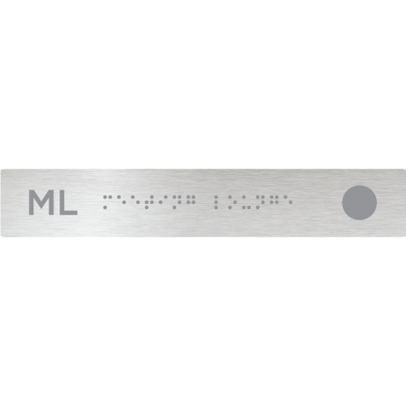 Hand Rail Button - Meeting Lounge (Right Hand Use) - Braille Tactile Signs Aust.