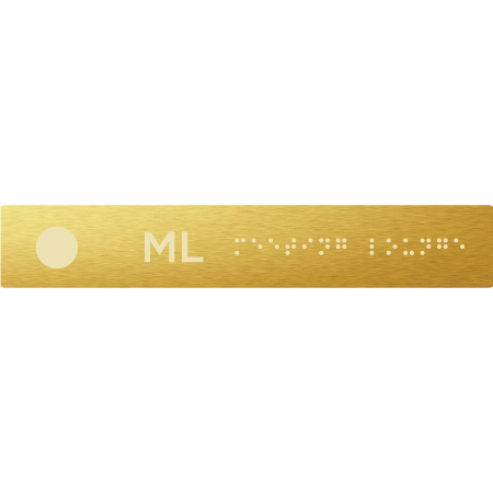 Hand Rail Button - Meeting Lounge (Right Hand Use) - Braille Tactile Signs Aust.