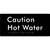 Caution Hot Water