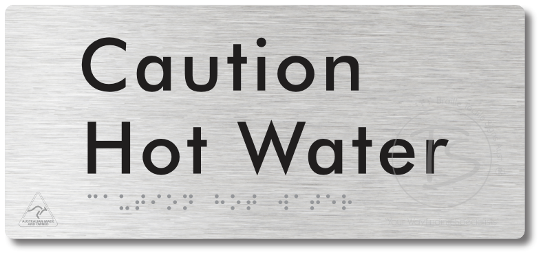 Caution Hot Water