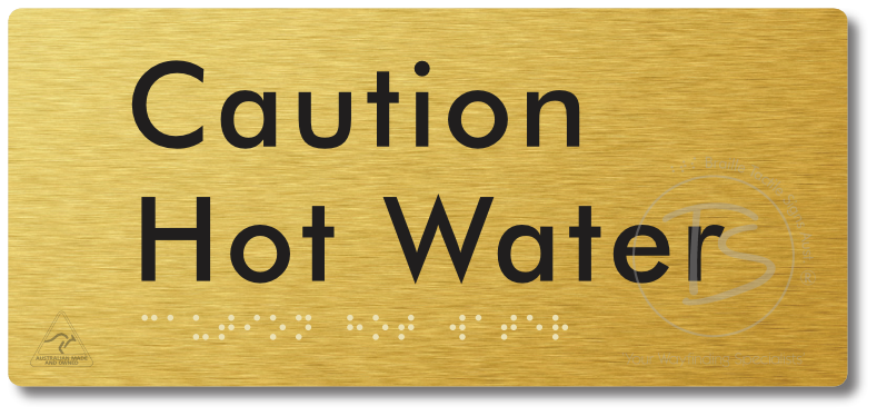 Caution Hot Water