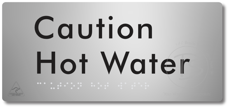 Caution Hot Water