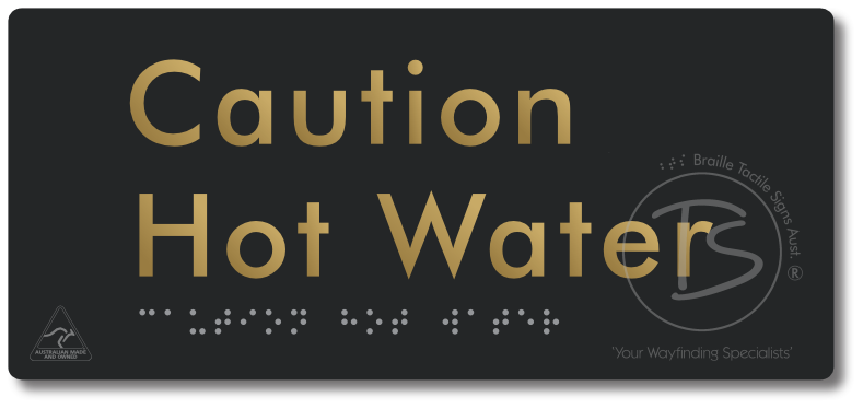 Caution Hot Water