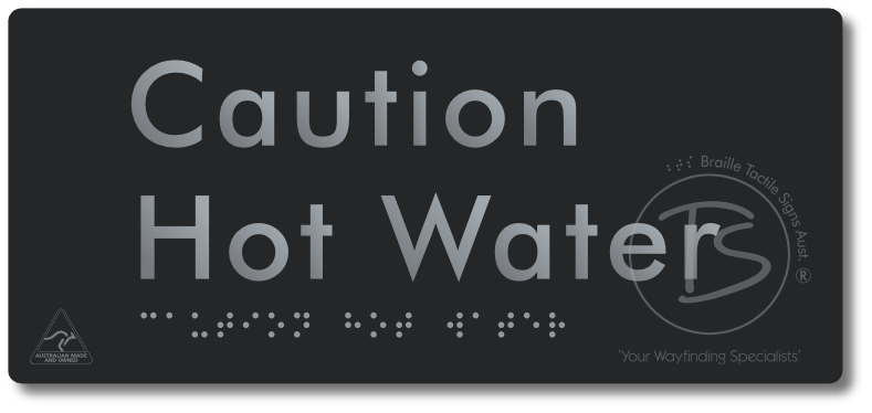 Caution Hot Water