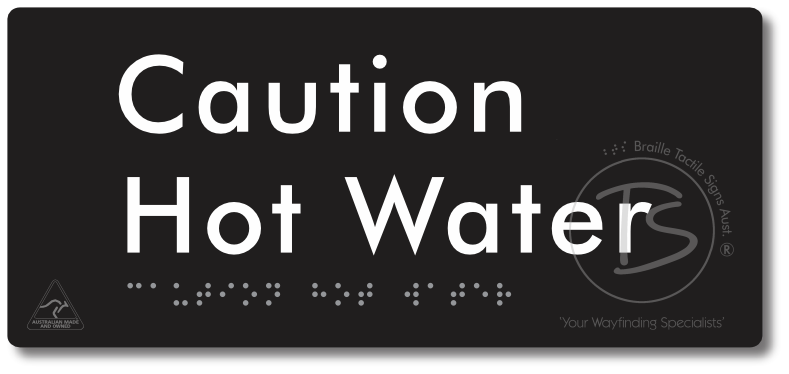 Caution Hot Water