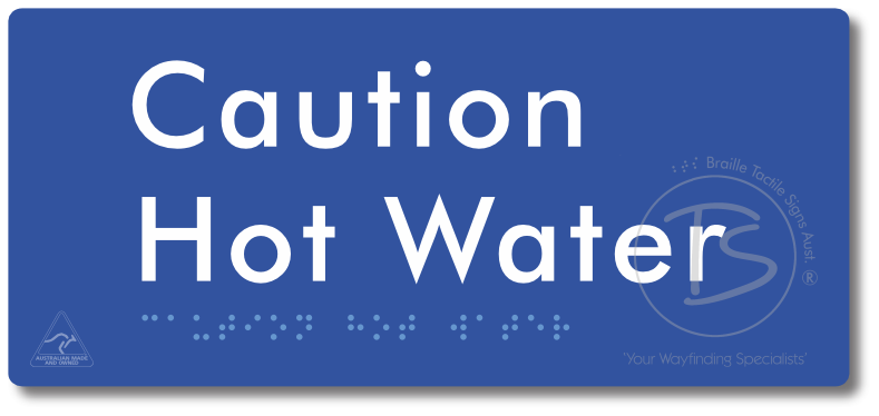 Caution Hot Water