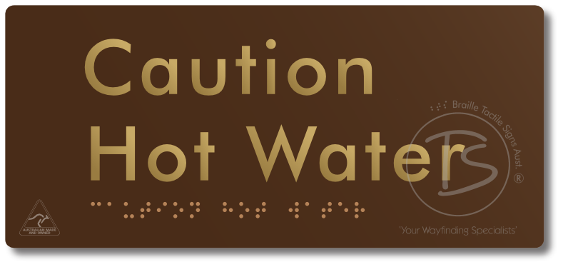 Caution Hot Water