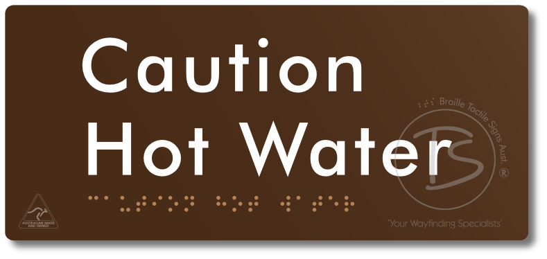 Caution Hot Water
